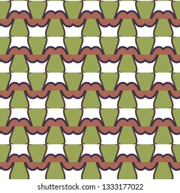 Geometric ornamental vector pattern. Seamless design.