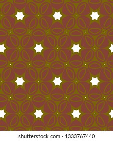 Geometric ornamental vector pattern. Seamless design.