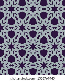 Geometric ornamental vector pattern. Seamless design.