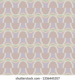 Geometric ornamental vector pattern. Seamless design.