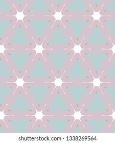Geometric ornamental vector pattern. Seamless design.