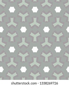 Geometric ornamental vector pattern. Seamless design.