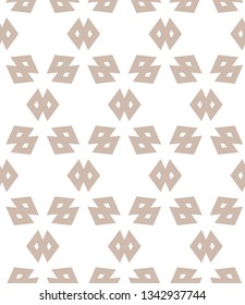 Geometric ornamental vector pattern. Seamless design.