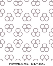 Geometric ornamental vector pattern. Seamless design.