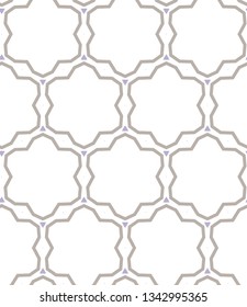 Geometric ornamental vector pattern. Seamless design.
