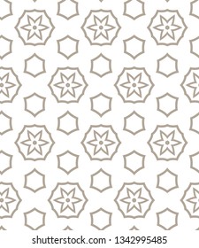 Geometric ornamental vector pattern. Seamless design.
