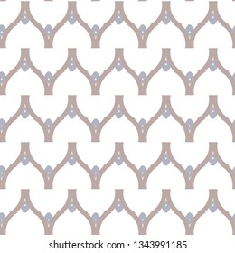 Geometric ornamental vector pattern. Seamless design.