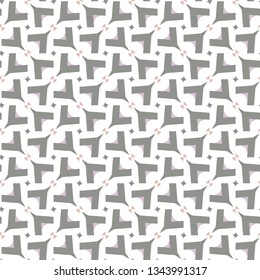 Geometric ornamental vector pattern. Seamless design.