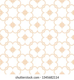 Geometric ornamental vector pattern. Seamless design.