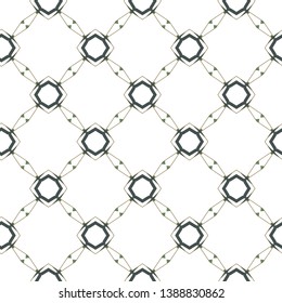 Geometric ornamental vector pattern. Seamless design.