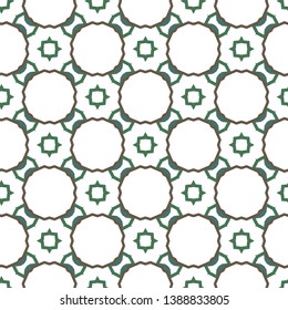 Geometric ornamental vector pattern. Seamless design.