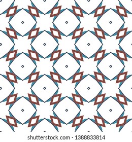 Geometric ornamental vector pattern. Seamless design.