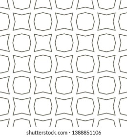 Geometric ornamental vector pattern. Seamless design.