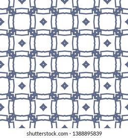 Geometric ornamental vector pattern. Seamless design.