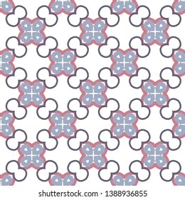 Geometric ornamental vector pattern. Seamless design.
