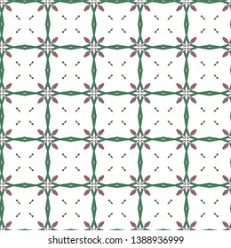 Geometric ornamental vector pattern. Seamless design.