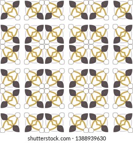 Geometric ornamental vector pattern. Seamless design.