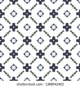 Geometric ornamental vector pattern. Seamless design.