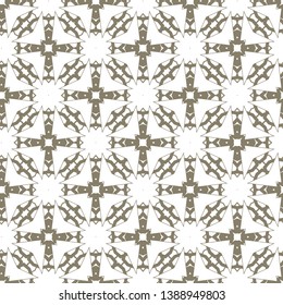 Geometric ornamental vector pattern. Seamless design.