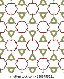 Geometric ornamental vector pattern. Seamless design.