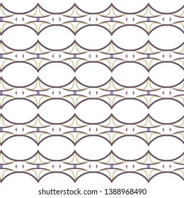 Geometric ornamental vector pattern. Seamless design.
