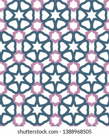 Geometric ornamental vector pattern. Seamless design.