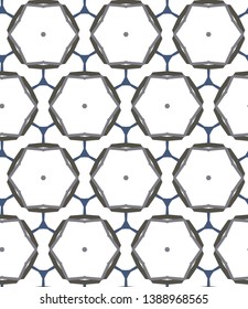 Geometric ornamental vector pattern. Seamless design.