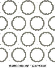 Geometric ornamental vector pattern. Seamless design.