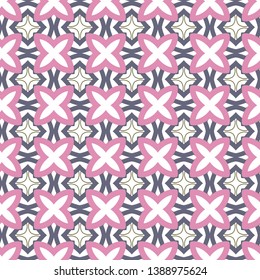Geometric ornamental vector pattern. Seamless design.