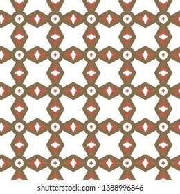 Geometric ornamental vector pattern. Seamless design.