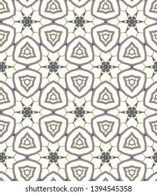 Geometric ornamental vector pattern. Seamless design.