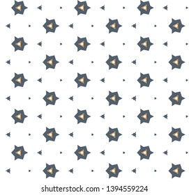 Geometric ornamental vector pattern. Seamless design.