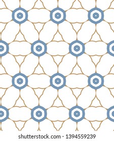 Geometric ornamental vector pattern. Seamless design.