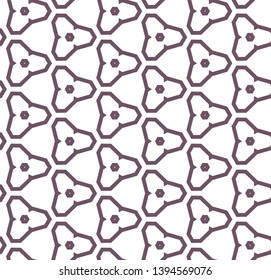 Geometric ornamental vector pattern. Seamless design.