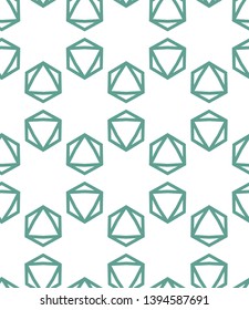 Geometric ornamental vector pattern. Seamless design.