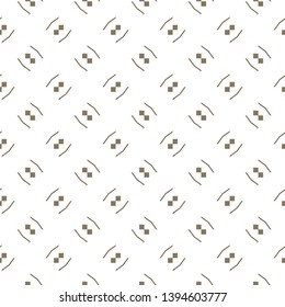 Geometric ornamental vector pattern. Seamless design.