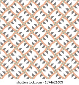 Geometric ornamental vector pattern. Seamless design.
