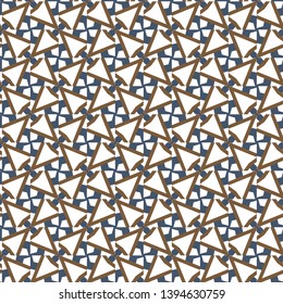 Geometric ornamental vector pattern. Seamless design.