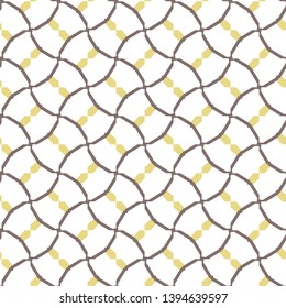 Geometric ornamental vector pattern. Seamless design.