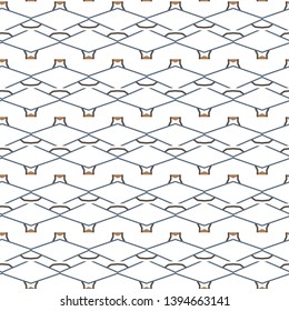 Geometric ornamental vector pattern. Seamless design.