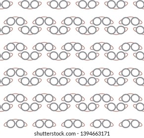 Geometric ornamental vector pattern. Seamless design.