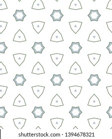 Geometric ornamental vector pattern. Seamless design.