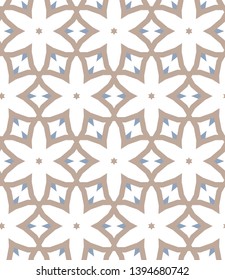 Geometric ornamental vector pattern. Seamless design.