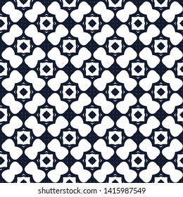 Geometric ornamental vector pattern. Seamless design.
