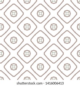 Geometric ornamental vector pattern. Seamless design.