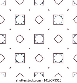 Geometric ornamental vector pattern. Seamless design.