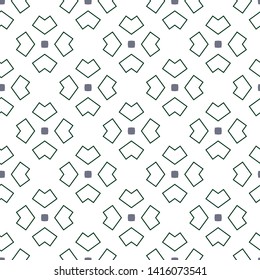 Geometric ornamental vector pattern. Seamless design.