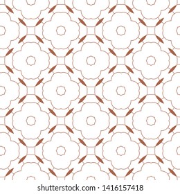 Geometric ornamental vector pattern. Seamless design.