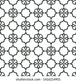 Geometric ornamental vector pattern. Seamless design.