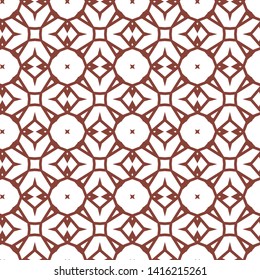 Geometric ornamental vector pattern. Seamless design.